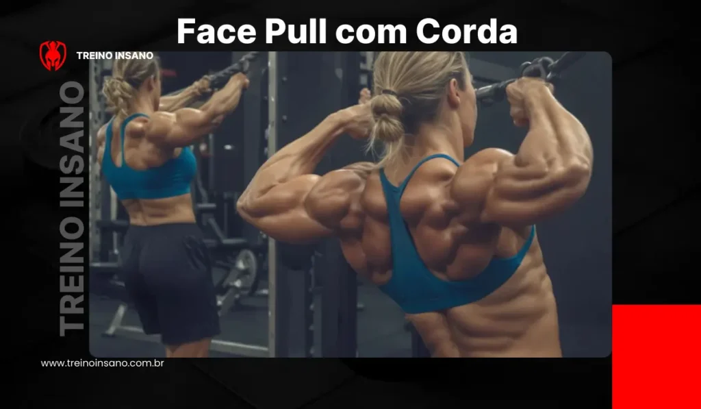 treino de costas Face Pull com Corda: Um Exercício Essencial para Costas e Ombros